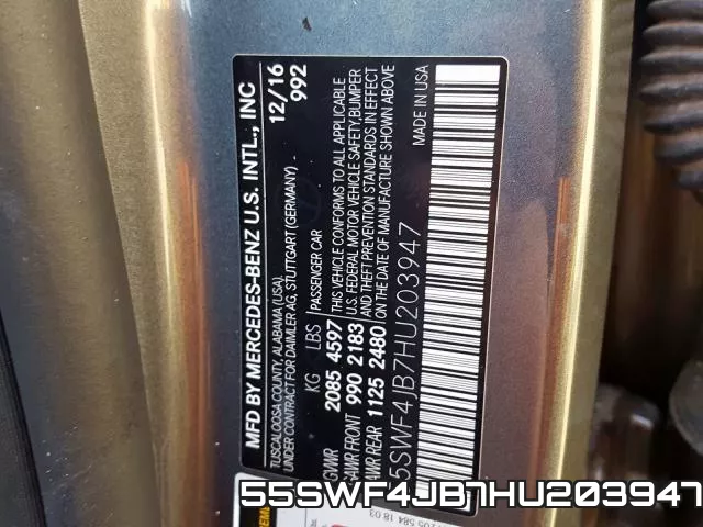 55SWF4JB7HU203947 фото 2