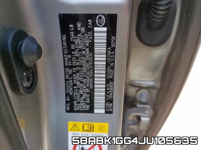 58ABK1GG4JU105635 фото 2