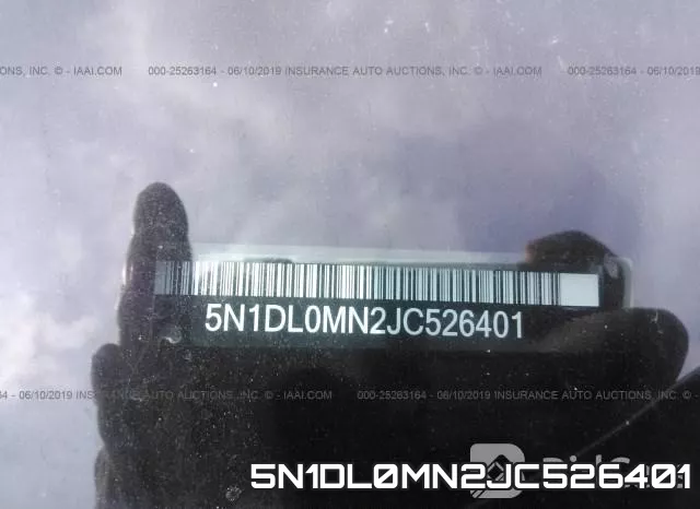 5N1DL0MN2JC526401 фото 10