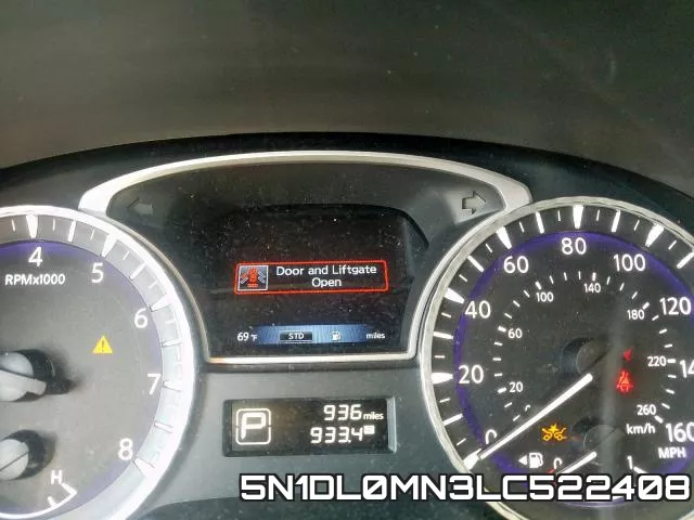 5N1DL0MN3LC522408 фото 9