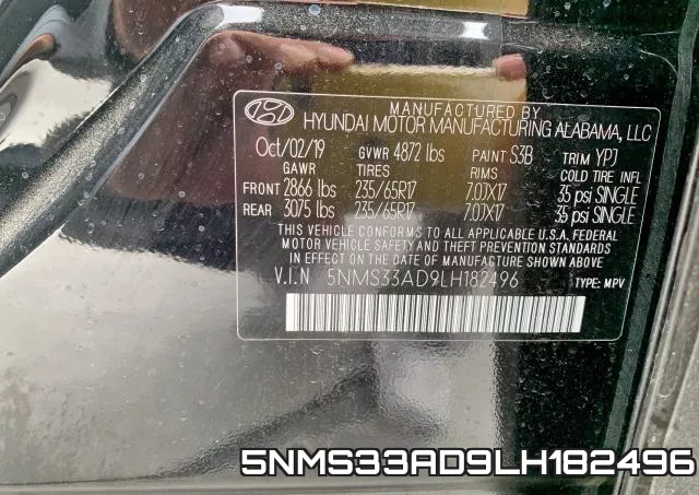 5NMS33AD9LH182496 фото 2