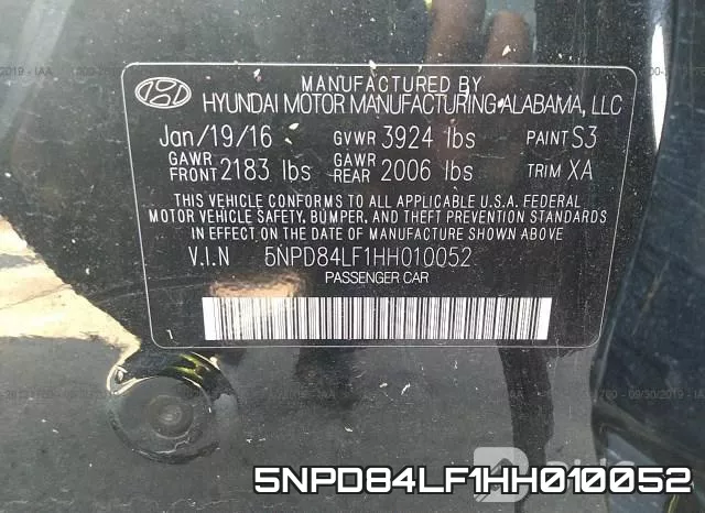 5NPD84LF1HH010052 фото 10