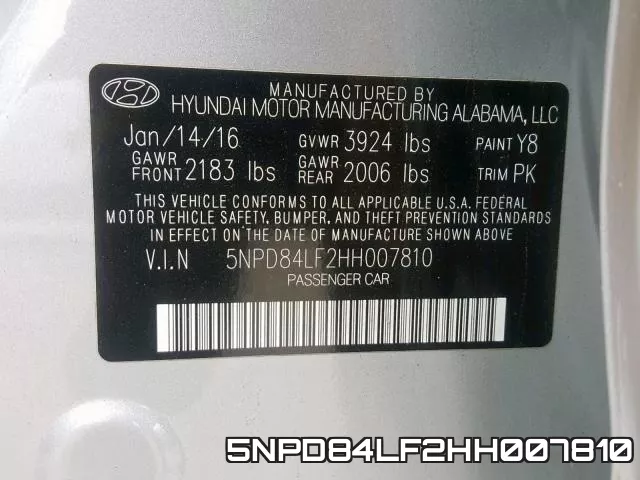 5NPD84LF2HH007810 фото 2
