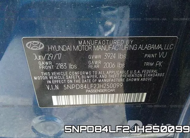 5NPD84LF2JH250099 фото 10