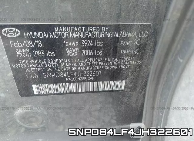 5NPD84LF4JH322601 фото 10