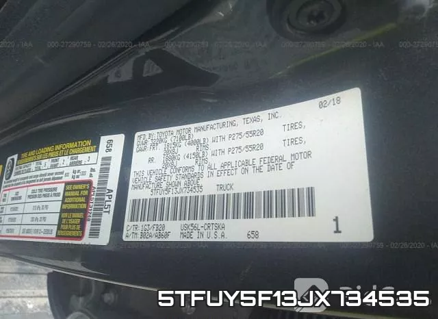 5TFUY5F13JX734535 фото 10