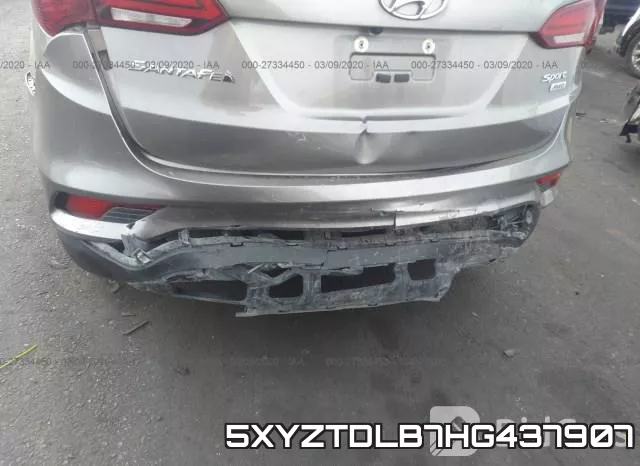 5XYZTDLB7HG437907 фото 7
