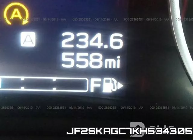 JF2SKAGC7KH534305 фото 8