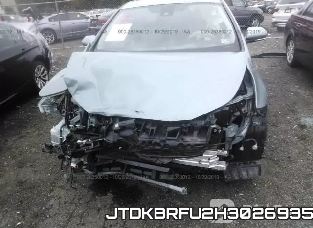 JTDKBRFU2H3026935 фото 7