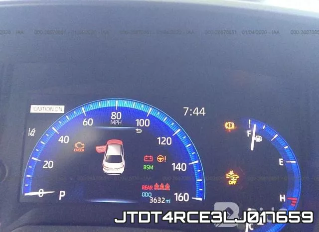 JTDT4RCE3LJ017659 фото 8