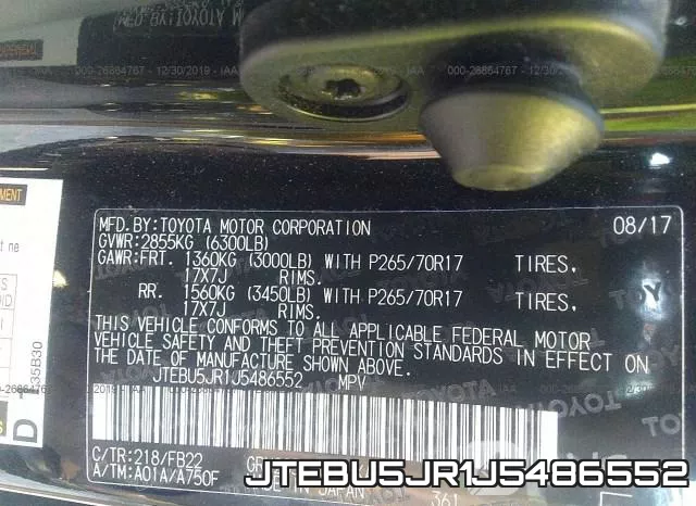 JTEBU5JR1J5486552 фото 10
