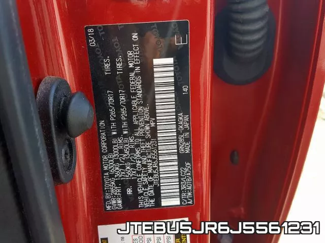 JTEBU5JR6J5561231 фото 2