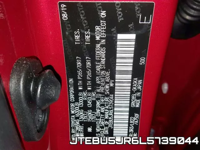 JTEBU5JR6L5739044 фото 2