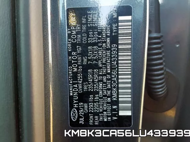 KM8K3CA56LU433939 фото 2