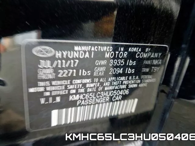 KMHC65LC3HU050406 фото 2