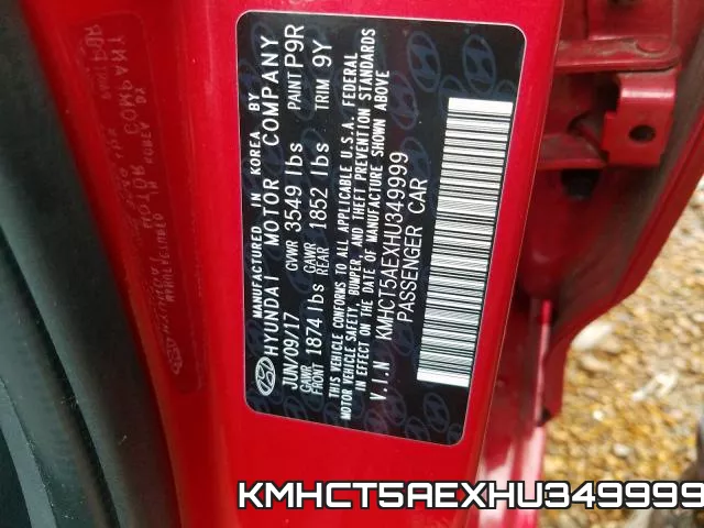 KMHCT5AEXHU349999 фото 2