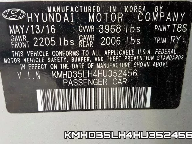 KMHD35LH4HU352456 фото 2