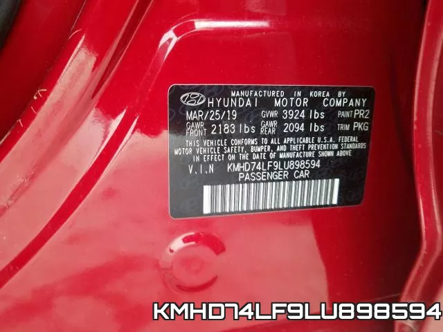 KMHD74LF9LU898594 фото 2