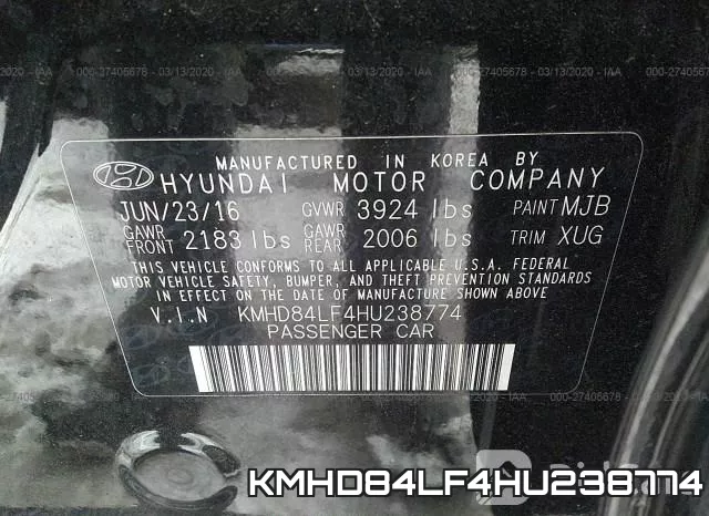 KMHD84LF4HU238774 фото 10
