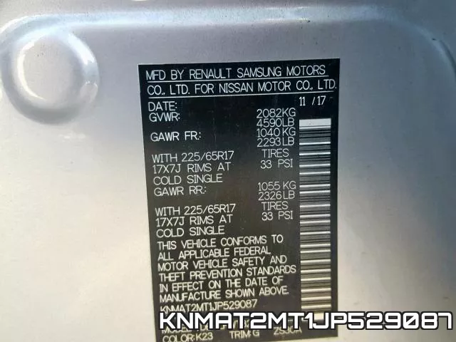 KNMAT2MT1JP529087 фото 2