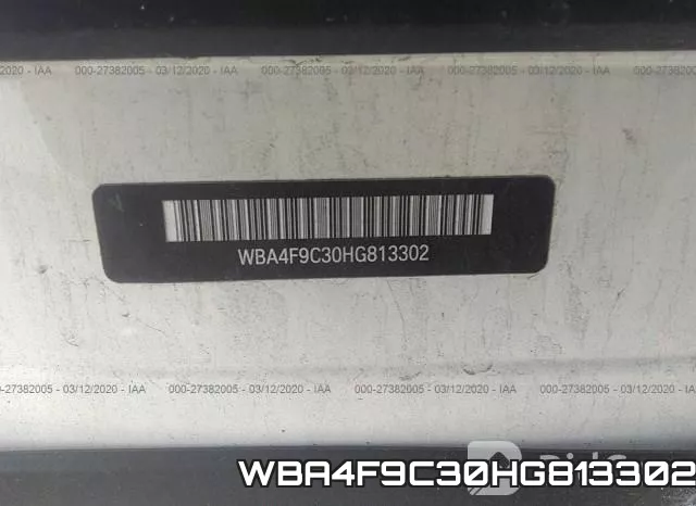WBA4F9C30HG813302 фото 10