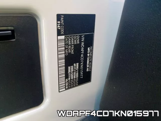 WDAPF4CD7KN015977 фото 2