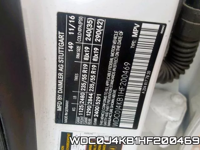 WDC0J4KB1HF200469 фото 2