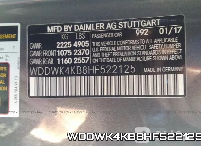 WDDWK4KB8HF522125 фото 10
