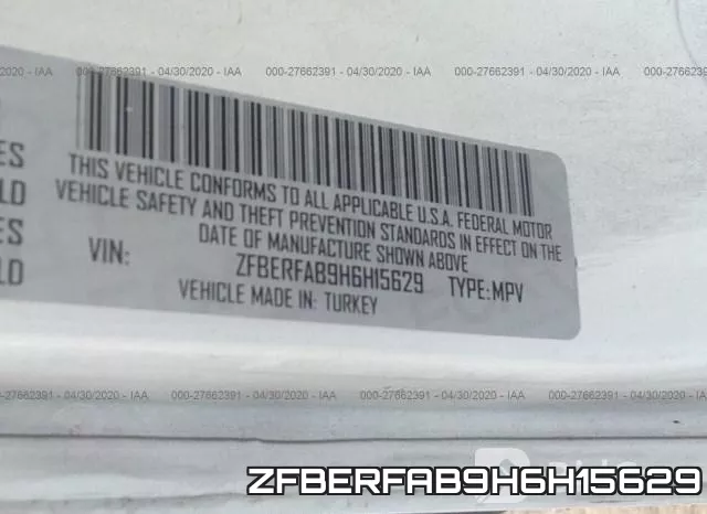 ZFBERFAB9H6H15629 фото 10