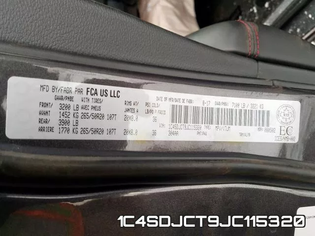 1C4SDJCT9JC115320 фото 2