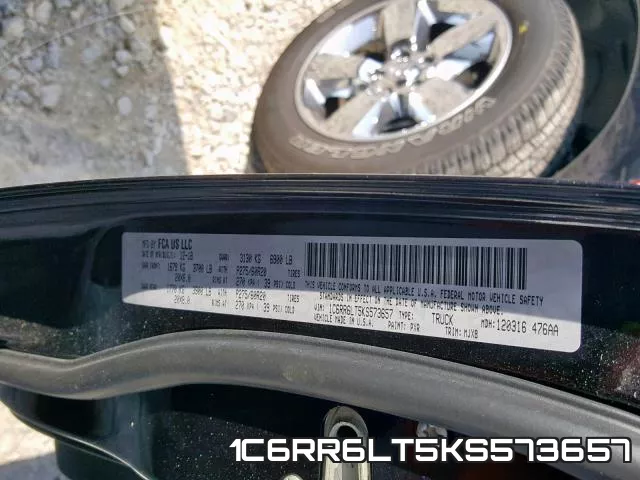 1C6RR6LT5KS573657 фото 2