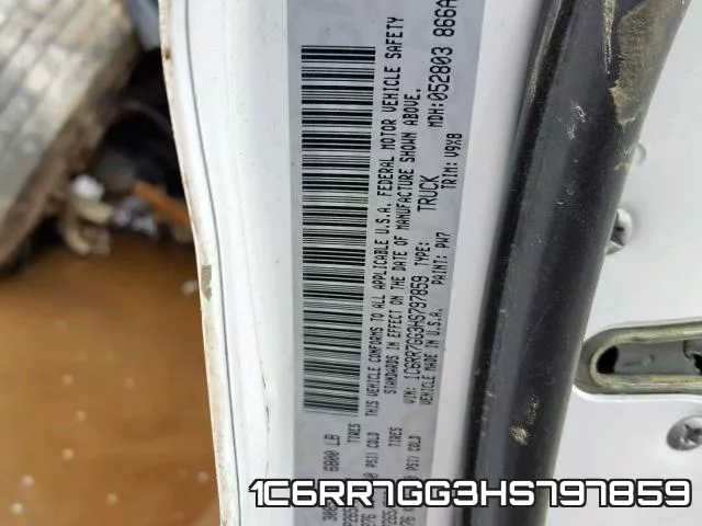 1C6RR7GG3HS797859 фото 2