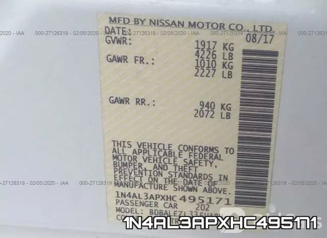 1N4AL3APXHC495171 фото 10
