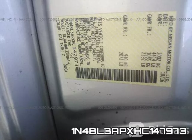 1N4BL3APXHC147973 фото 10