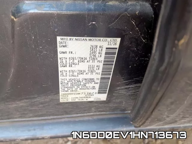 1N6DD0EV1HN713673 фото 2