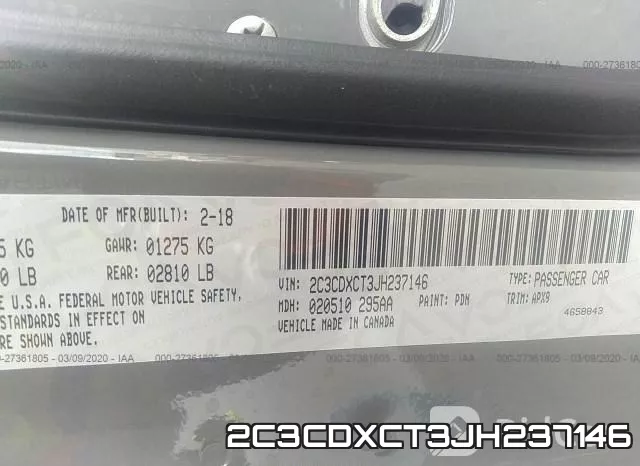 2C3CDXCT3JH237146 фото 10