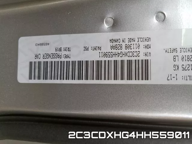 2C3CDXHG4HH559011 фото 2