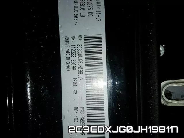 2C3CDXJG0JH198117 фото 2