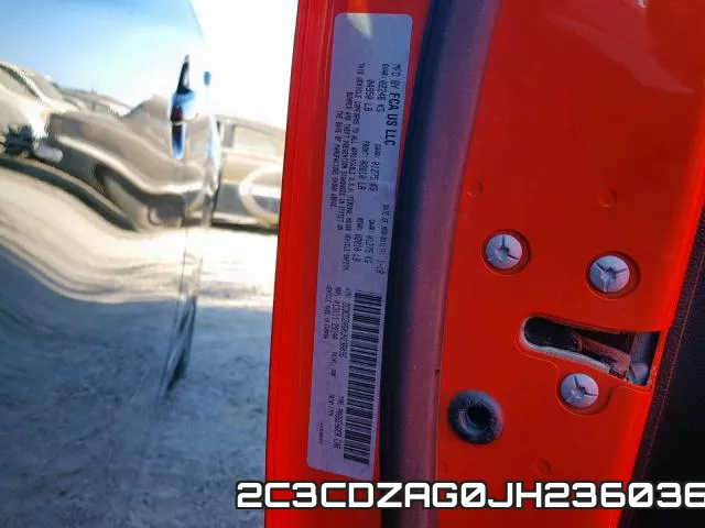 2C3CDZAG0JH236036 фото 2