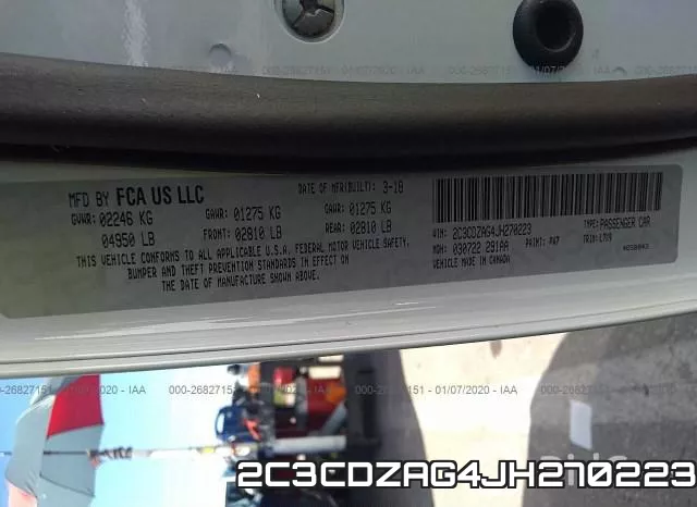 2C3CDZAG4JH270223 фото 10
