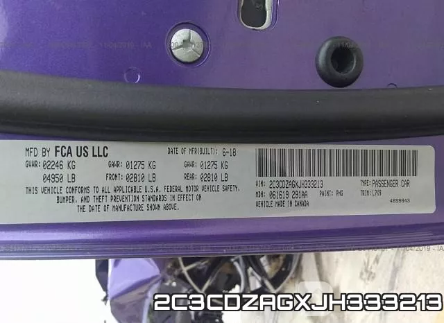 2C3CDZAGXJH333213 фото 10