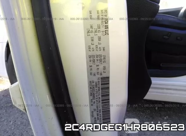 2C4RDGEG1HR806523 фото 10