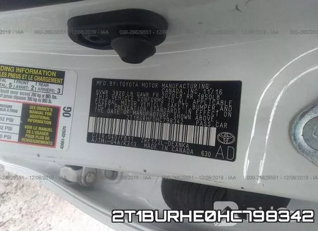 2T1BURHE0HC798342 фото 10