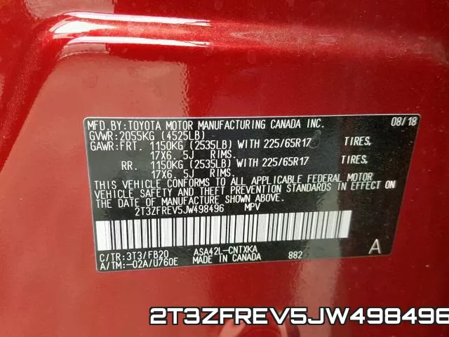 2T3ZFREV5JW498496 фото 2