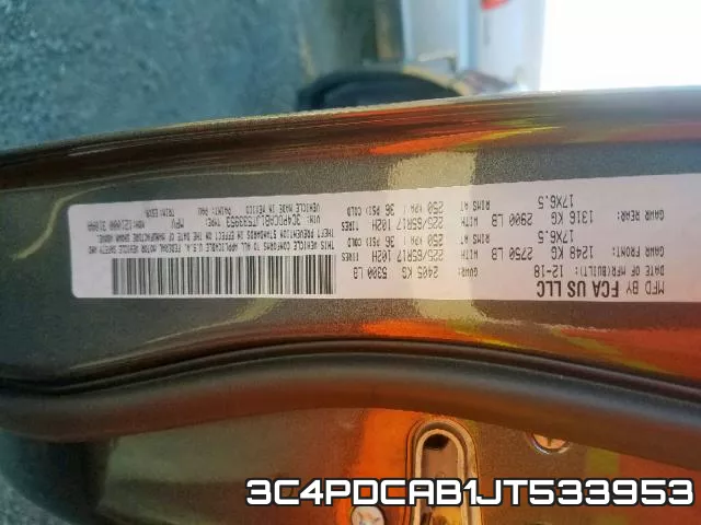 3C4PDCAB1JT533953 фото 2