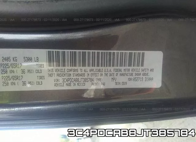 3C4PDCAB8JT385784 фото 10