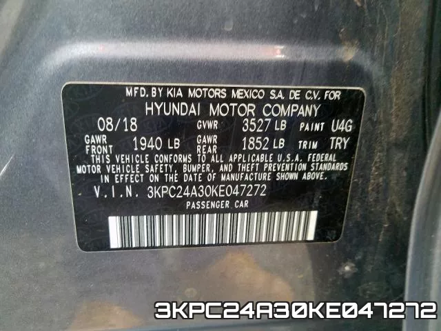 3KPC24A30KE047272 фото 2