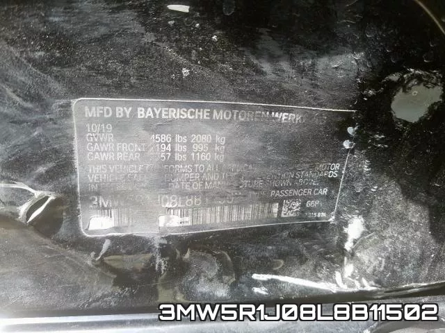3MW5R1J08L8B11502 фото 2