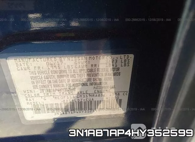 3N1AB7AP4HY352599 фото 10