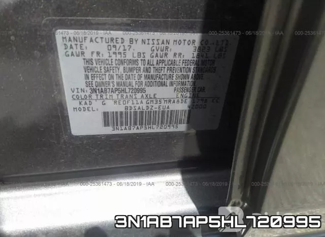 3N1AB7AP5HL720995 фото 10